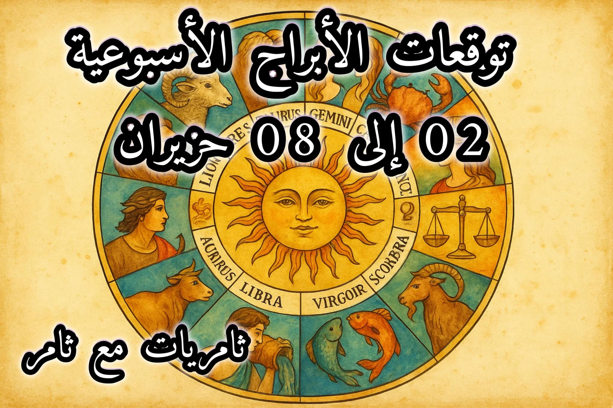 توقعات الأبراج الأسبوعية 2 إلى 8 حزيران