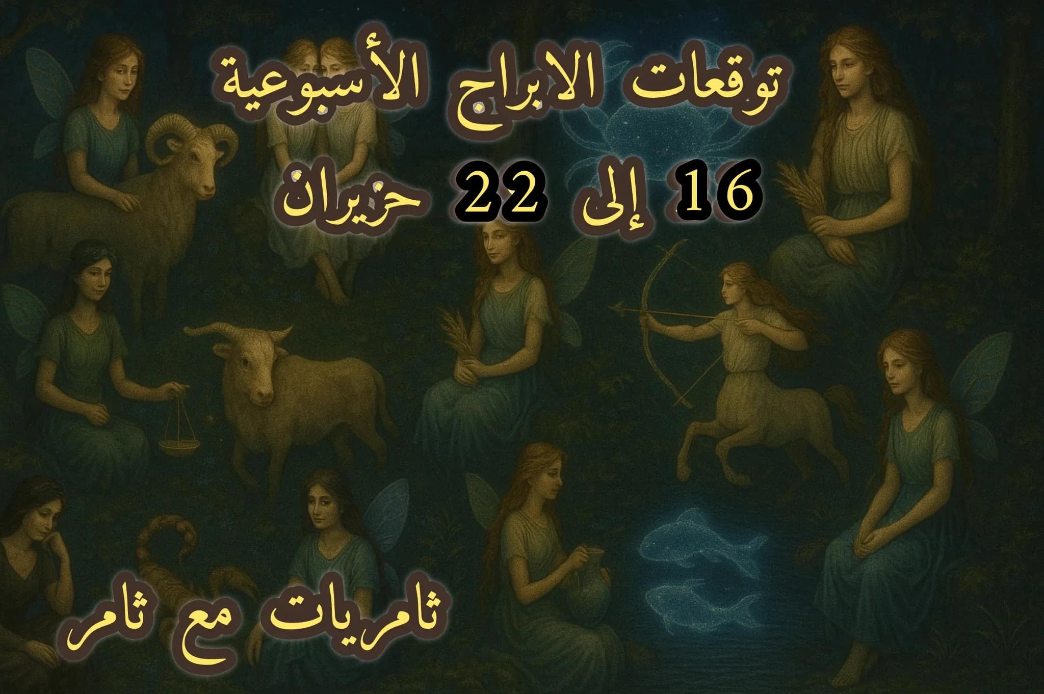 توقعات لأبراج الأسبوعية 16 إلى 22 حزيران