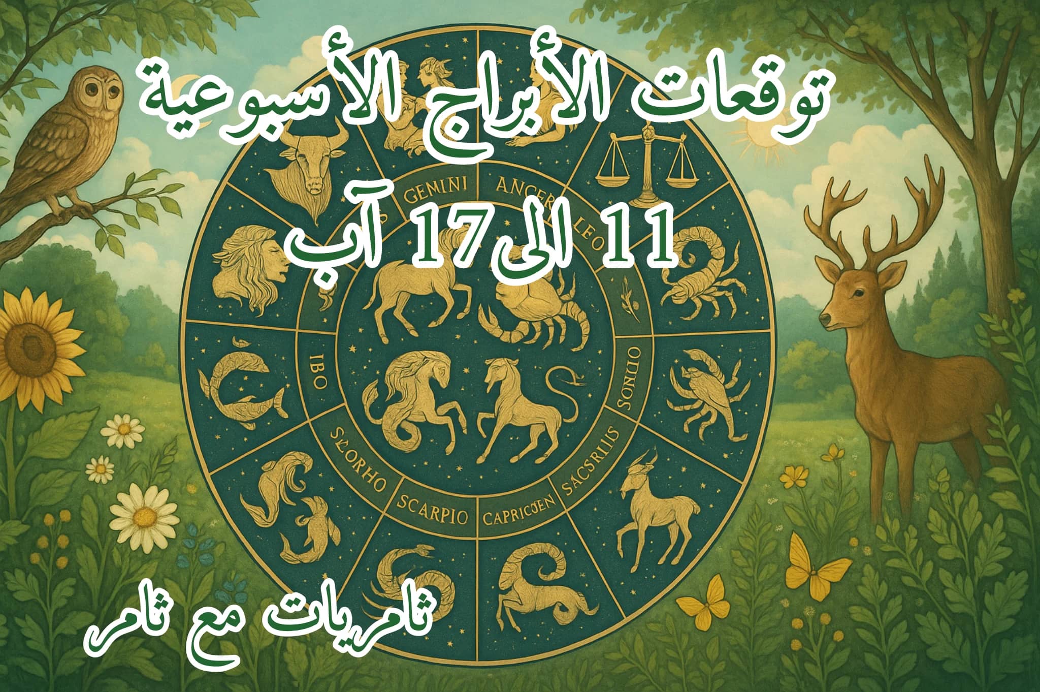 توقعات الأبراج الأسبوعية 11 إلى 17 آب