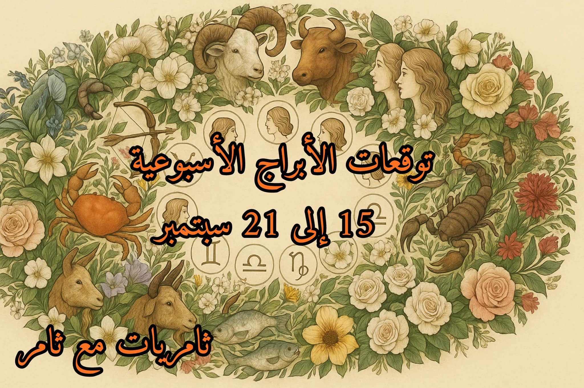 توقعات الأبراج الأسبوعية 15 إلى 21 سبتمبر