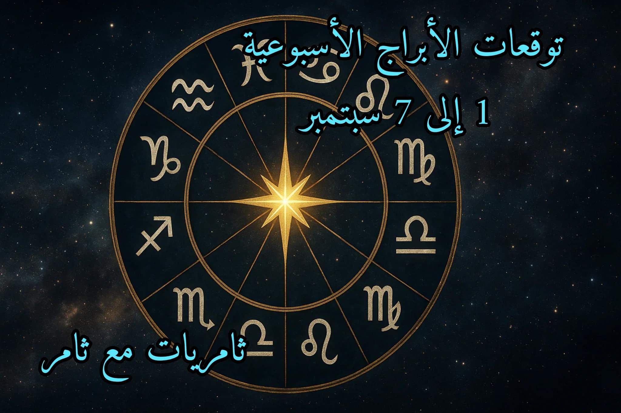 توقعات الأبراج الأسبوعية 1 إلى 7 سبتمبر
