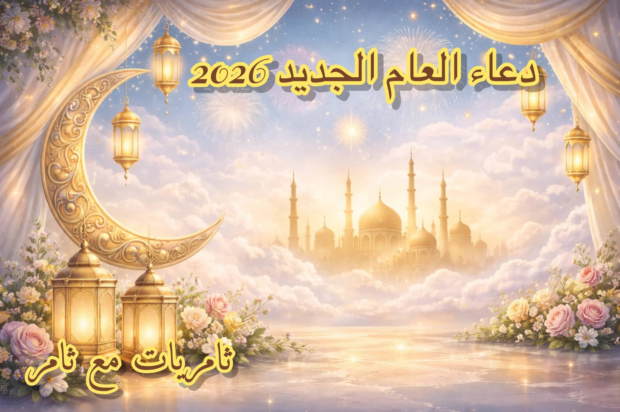 دعاء العام الجديد 2026 للأستاذ ثامر